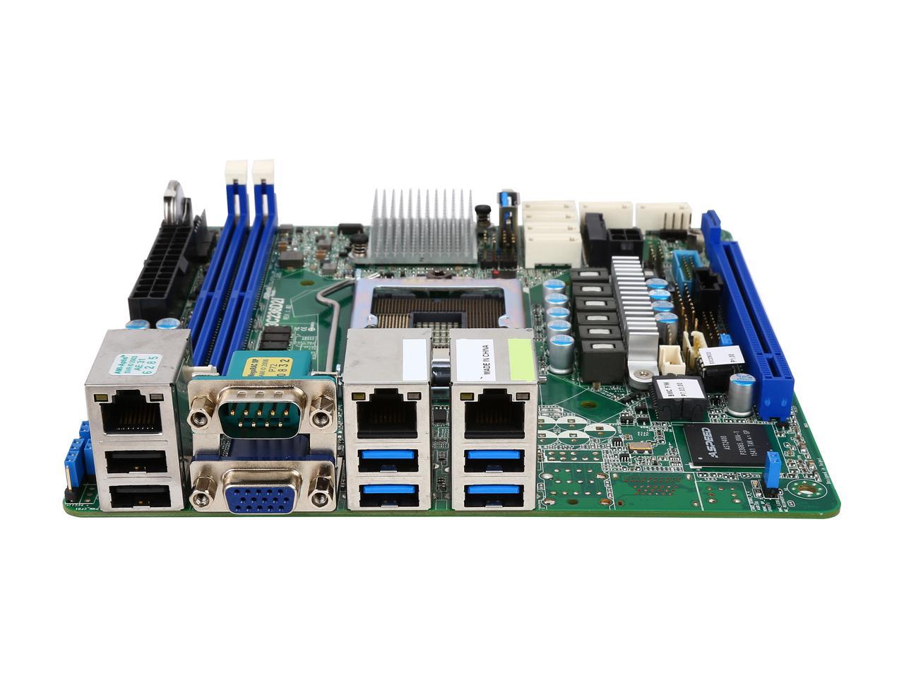 ASRock E3C236D2I Mini ITX Server Motherboard LGA 1151 Intel C236