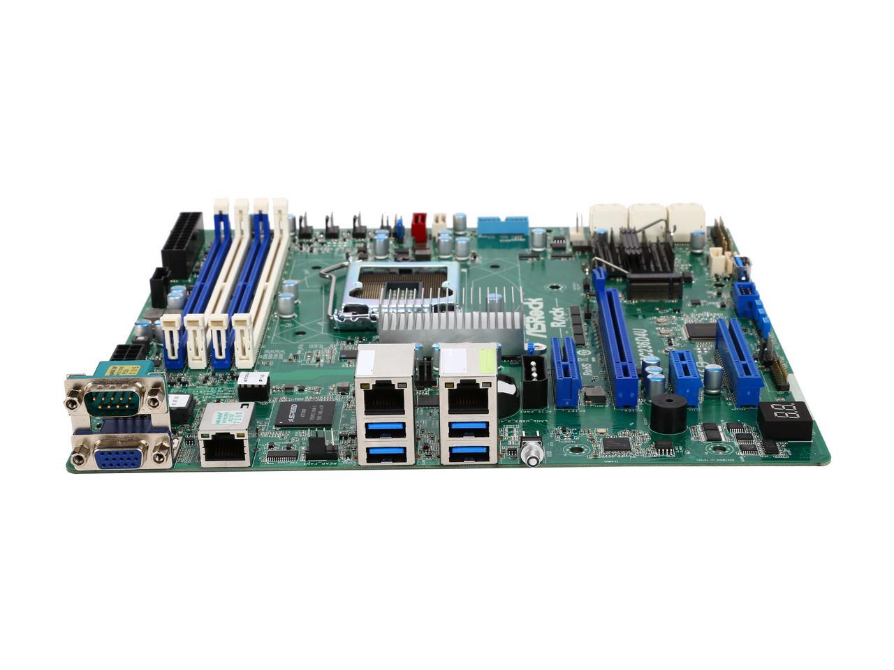 ASRock E3C236D4U Micro ATX Server Motherboard LGA1151 Intel C236