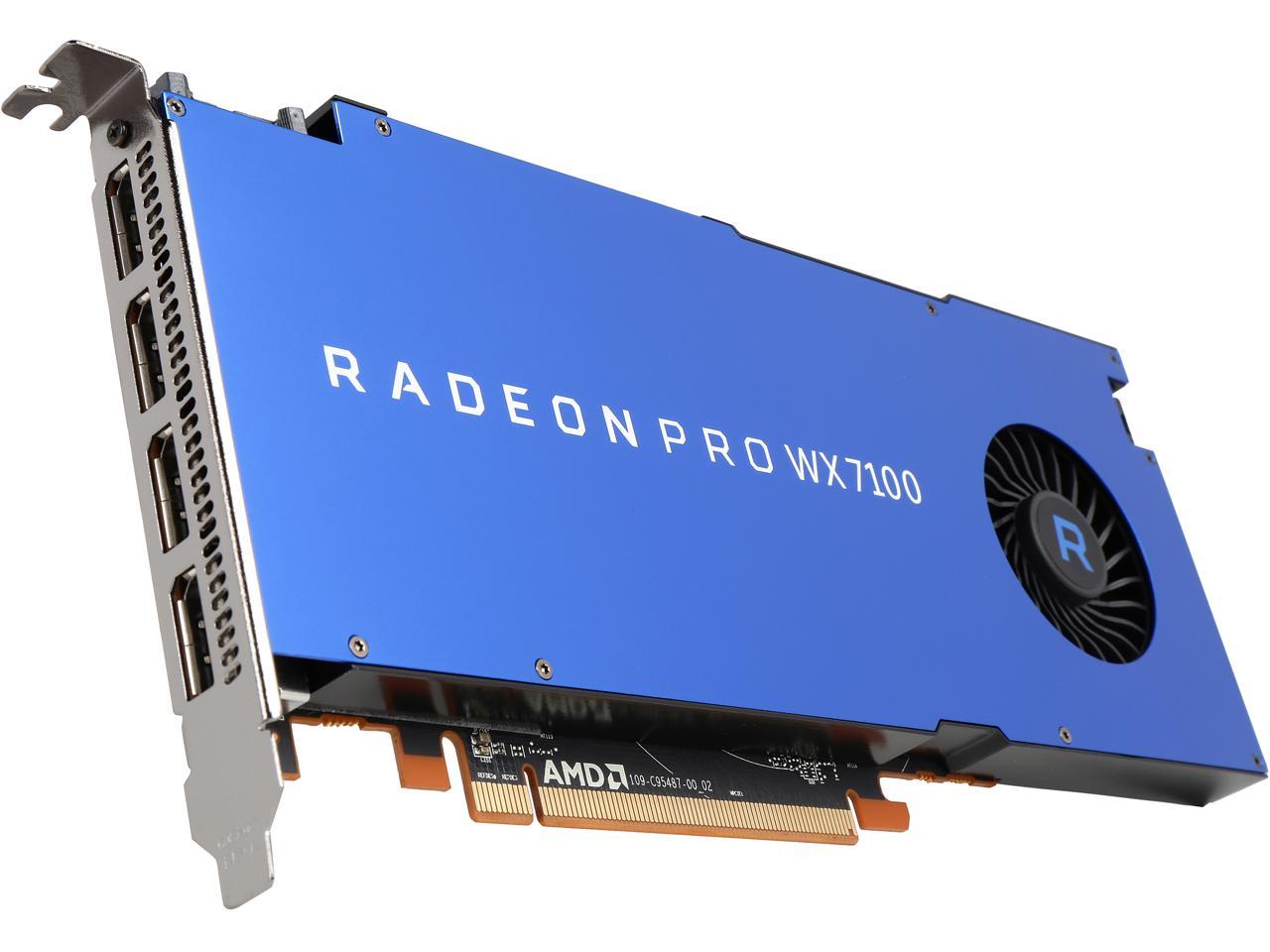 Radeon Pro WX 7100 100-505826 8GB 256-bit GDDR5 Workstation Video Card