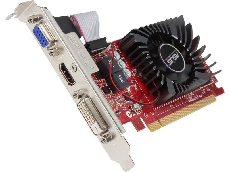 ASUS Radeon R7 240 DirectX 11.2 R7240-2GD3-L 2GB 128-Bit DDR3 PCI Express 3.0 HDCP Ready Low Profile Video Card