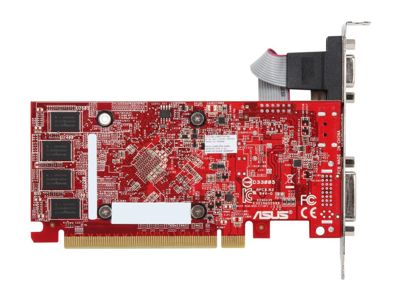 ASUS Radeon R7 240 DirectX 11.2 R7240-2GD3-L 2GB 128-Bit DDR3 PCI Express 3.0 HDCP Ready Low Profile Video Card