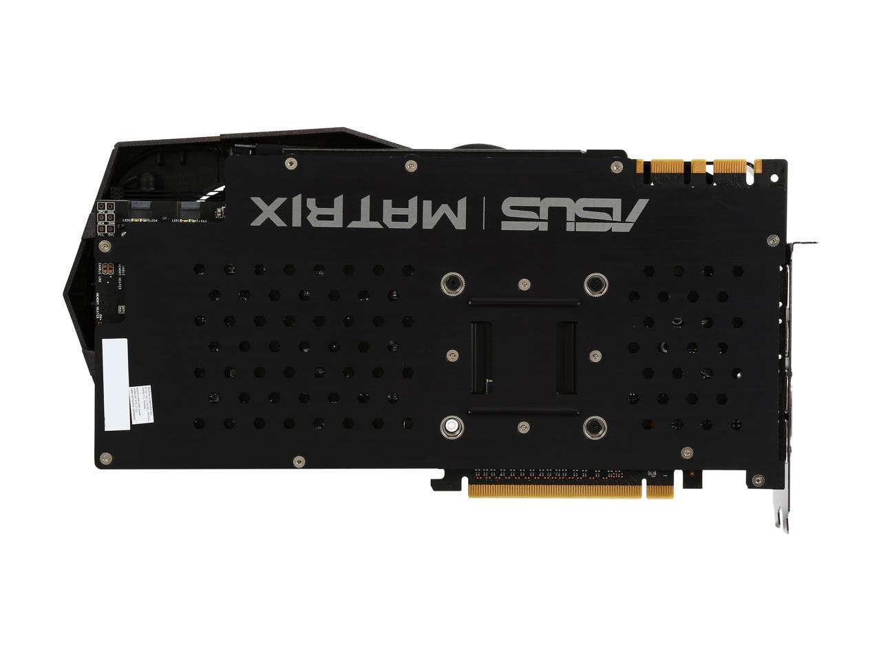 ASUS ROG GeForce GTX 980 MATRIX-GTX980-P-4GD5 4GB 256-Bit GDDR5 PCI Express 3.0 HDCP Ready SLI Support Gaming Video Card