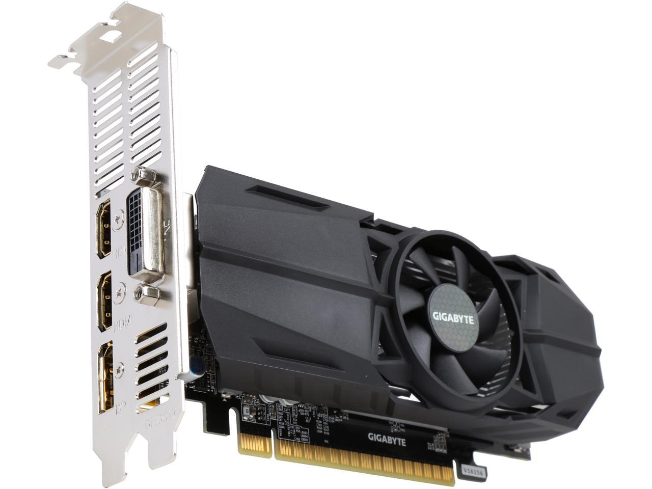 GIGABYTE GeForce GTX 1050 Ti OC Low Profile 4GB Video Card, GV-N105TOC-4GL