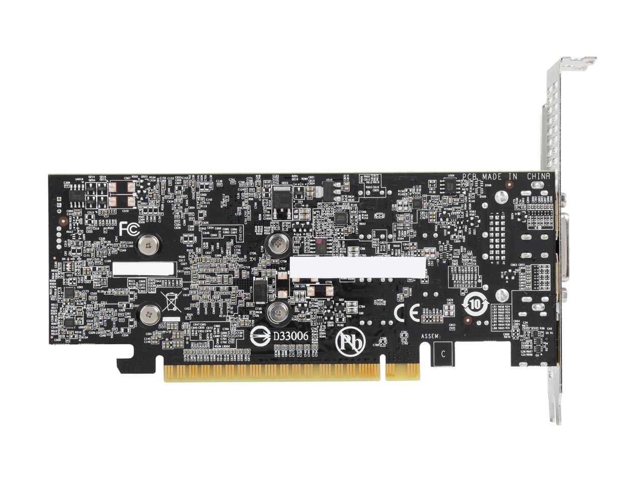 GIGABYTE GeForce GTX 1050 Ti OC Low Profile 4GB Video Card, GV-N105TOC-4GL