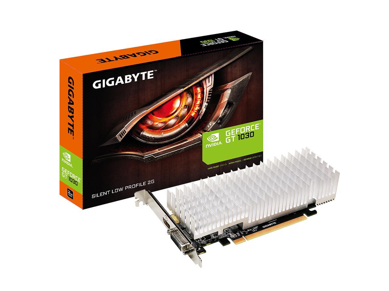 GIGABYTE GeForce GT 1030 Slience Low Profile 2GB, GV-N1030SL-2GL