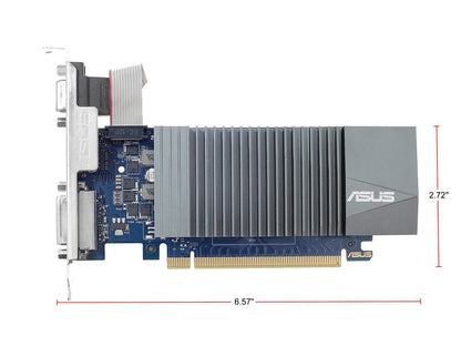 ASUS GeForce GT 710 2GB GDDR5 HDMI VGA DVI Graphics Card (GT710-SL-2GD5-CSM)