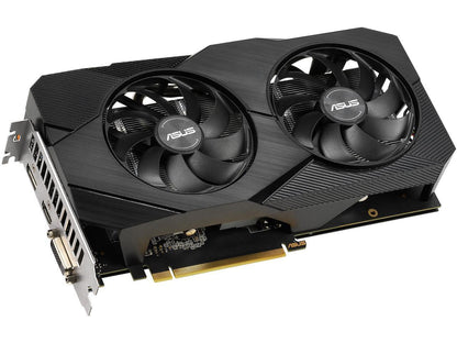 ASUS GeForce GTX 1660 Super Overclocked 6GB Dual-fan EVO Edition VR Ready HDMI DisplayPort DVI Graphics Card (DUAL-GTX1660S-O6G-EVO)