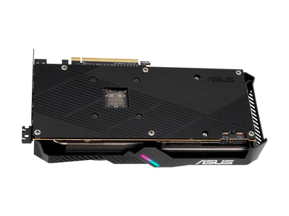ASUS DUAL AMD Radeon RX 5700 XT EVO OC Edition Gaming Graphics Card (PCIe 4.0, 8GB GDDR6 memory, HDMI, DisplayPort, 1440p Gaming, Axial-tech Fan Design, Auto-Extreme, Metal Backplate) (DUAL-RX5700XT-O8G-EVO)