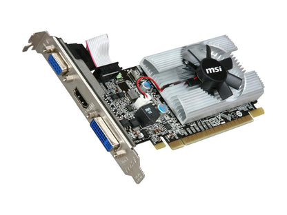 MSI GeForce 210 DirectX 10.1 N210-MD1G/D3 1GB 64-Bit DDR3 PCI Express 2.0 x16 HDCP Ready Low Profile Ready Video Card