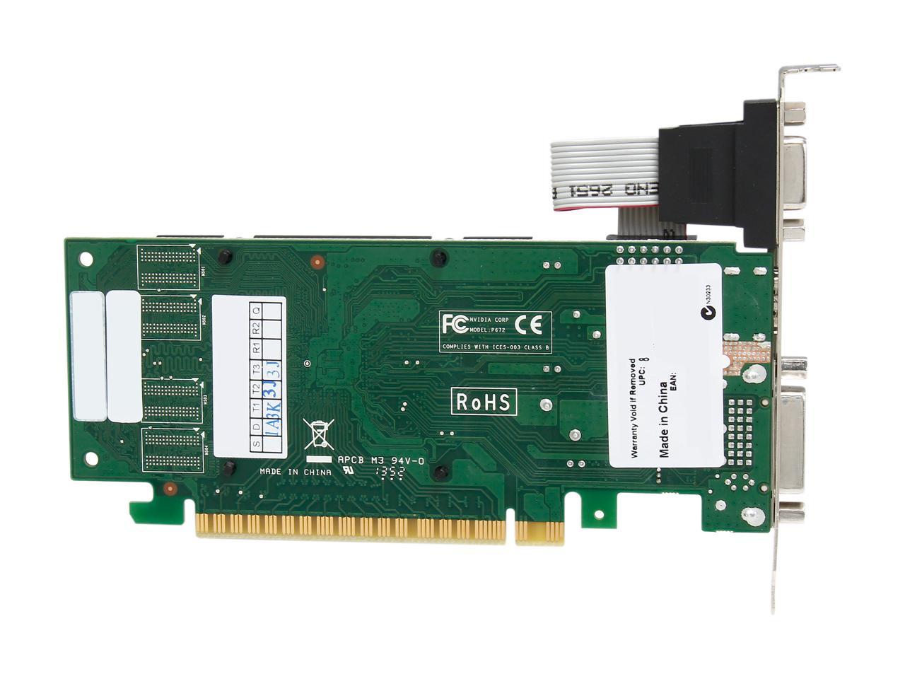 EVGA GeForce 210 DirectX 10.1 01G-P3-1313-KR 1GB 64-Bit DDR3 PCI Express 2.0 HDCP Ready Low Profile Ready Video Card