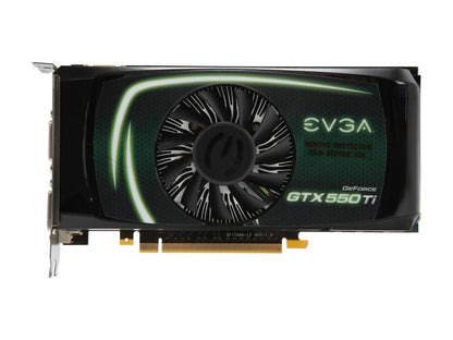 EVGA GeForce GTX 550 Ti (Fermi) DirectX 11 02G-P3-1559-KR 2GB 192-Bit GDDR5 PCI Express 2.0 x16 HDCP Ready SLI Support Video Card