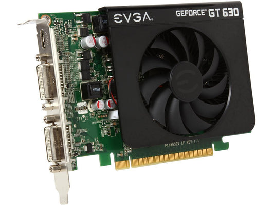 EVGA GeForce GT 630 DirectX 12 (feature level 11_0) 02G-P3-2639-KR 2GB 128-Bit DDR3 PCI Express 2.0 x16 HDCP Ready Video Card