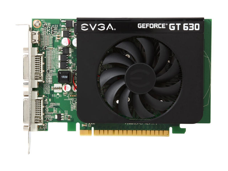 EVGA GeForce GT 630 DirectX 12 (feature level 11_0) 02G-P3-2639-KR 2GB 128-Bit DDR3 PCI Express 2.0 x16 HDCP Ready Video Card