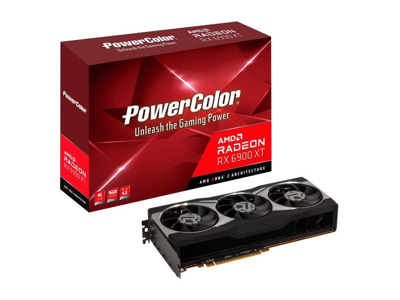 PowerColor Radeon RX 6900 XT 16GB GDDR6 PCI Express 4.0 ATX Video Card AXRX 6900XT 16GBD6-M2DHC