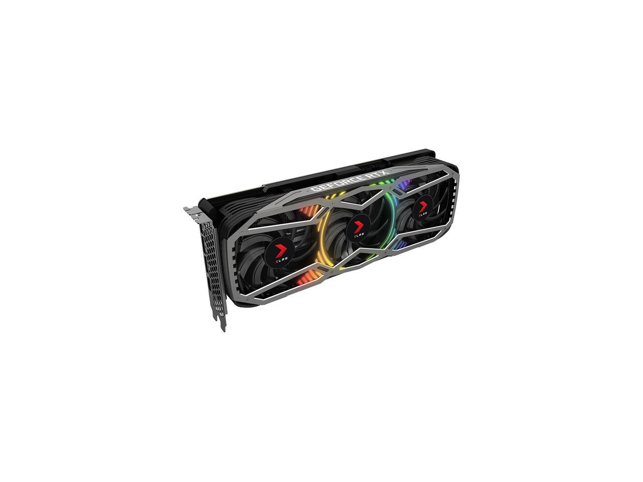 PNY XLR8 Gaming REVEL Edition GeForce RTX 3070 Ti 8GB GDDR6X PCI Express 4.0 x16 ATX Video Card VCG3070T8TFXPPB