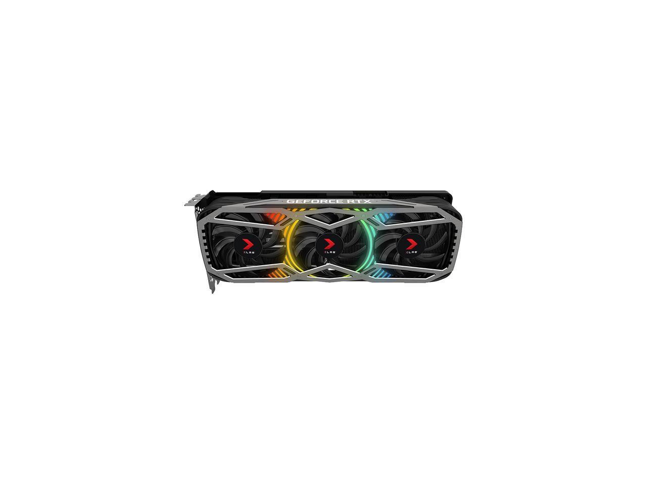 PNY XLR8 Gaming REVEL Edition GeForce RTX 3070 Ti 8GB GDDR6X PCI Express 4.0 x16 ATX Video Card VCG3070T8TFXPPB