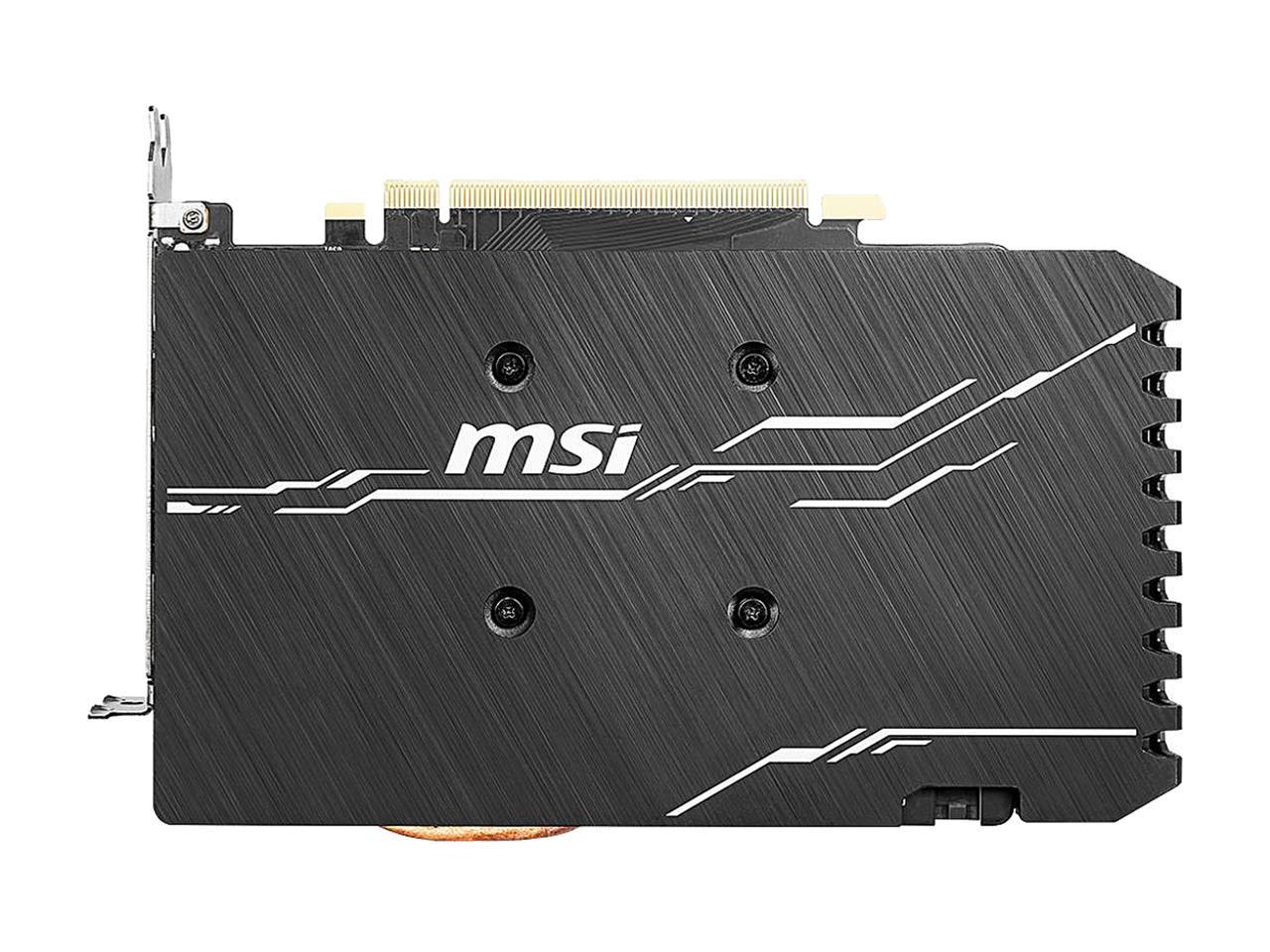 MSI GeForce RTX 2060 DirectX 12 RTX 2060 VENTUS XS 6G OC 6GB 192-Bit GDDR6 PCI Express 3.0 x16 HDCP Ready Video Card