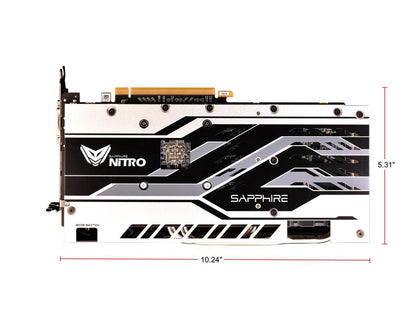 SAPPHIRE NITRO+ Radeon RX 580 DirectX 12 11265-31CPO 4GB 256-Bit GDDR5 PCI Express 3.0 CrossFireX Support ATX Video Card