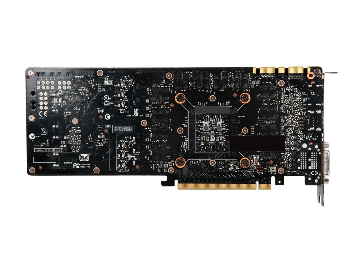 EVGA 03G-P4-2881-KR G-SYNC Support GeForce GTX 780 Ti 3GB 384-Bit GDDR5 PCI Express 3.0 SLI Support Video Card