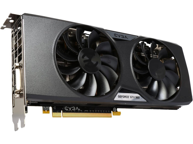 EVGA GeForce GTX 960 02G-P4-2966-KR 2GB SSC GAMING w/ACX 2.0+, Whisper Silent Cooling Graphics Card
