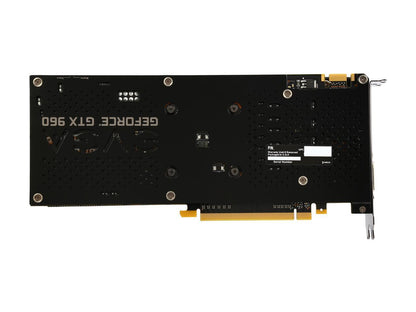 EVGA GeForce GTX 960 DirectX 12 02G-P4-2968-KR 2GB 128-Bit GDDR5 PCI Express 3.0 x16 HDCP Ready SLI Support FTW ACX 2.0+ Video Card