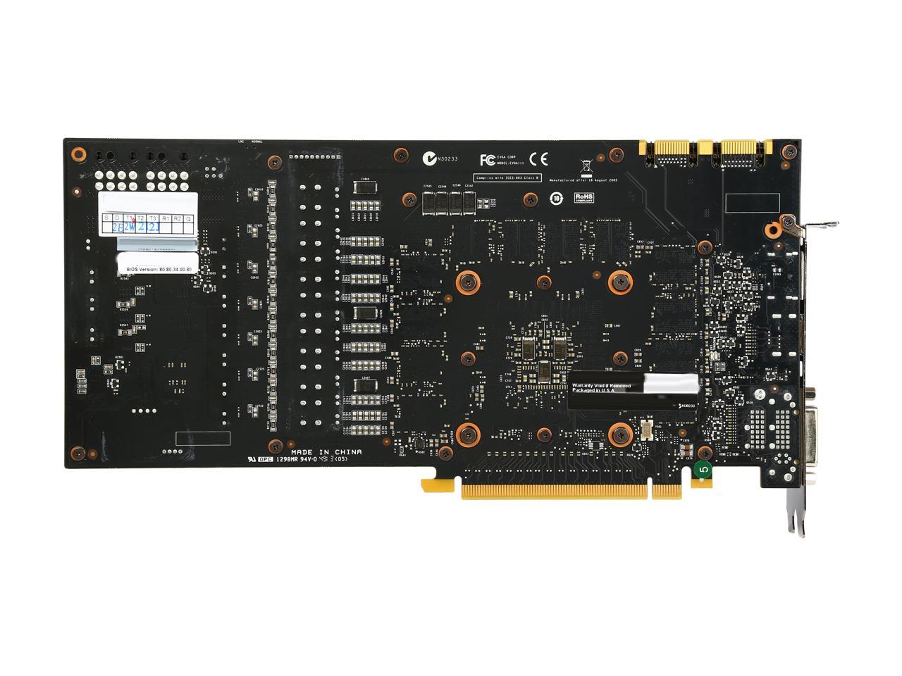 EVGA 03G-P4-2888-RX GeForce GTX 780 Ti 3GB 384-Bit GDDR5 PCI Express 3.0 SLI Support Video Card Factory Refurbished