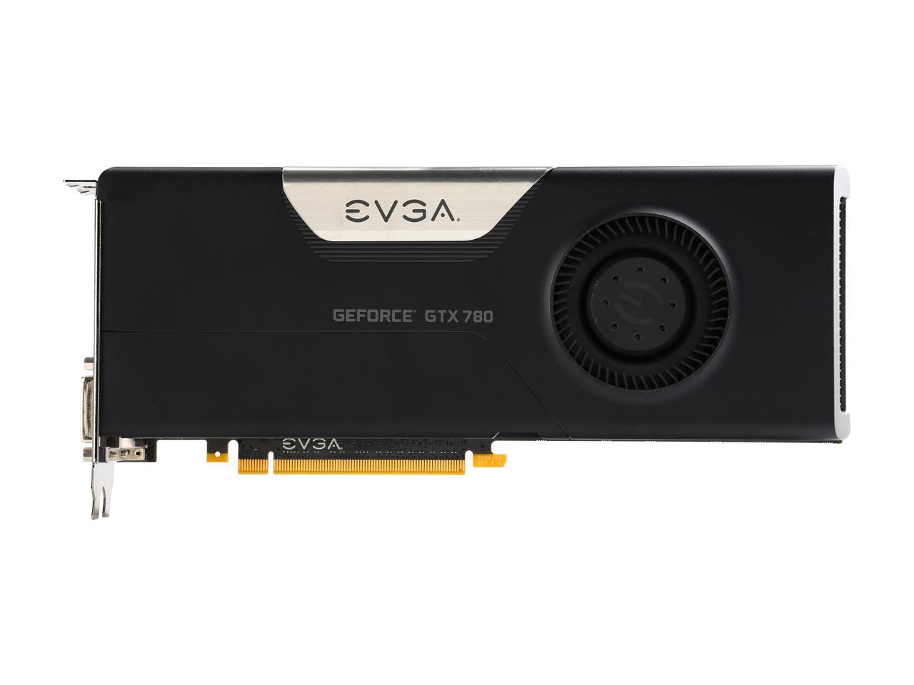 EVGA SuperClocked 03G-P4-2785-RX GeForce GTX 780 3GB 384-Bit GDDR5 PCI Express 3.0 SLI Support Video Card Factory Refurbished