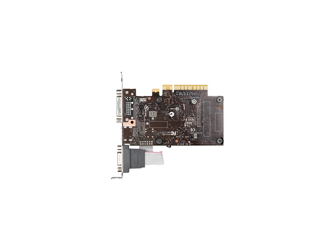 EVGA GeForce GT 710 DirectX 12 01G-P3-2711-KR 1GB 64-Bit DDR3 PCI Express 2.0 Low Profile Video Card
