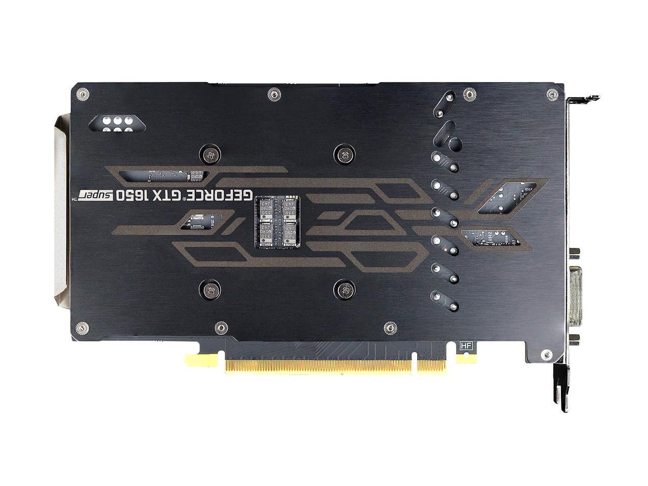 EVGA GeForce GTX 1650 SUPER SC ULTRA GAMING Video Card, 04G-P4-1357-KR, 4GB GDDR6, Dual Fan, Metal Backplate