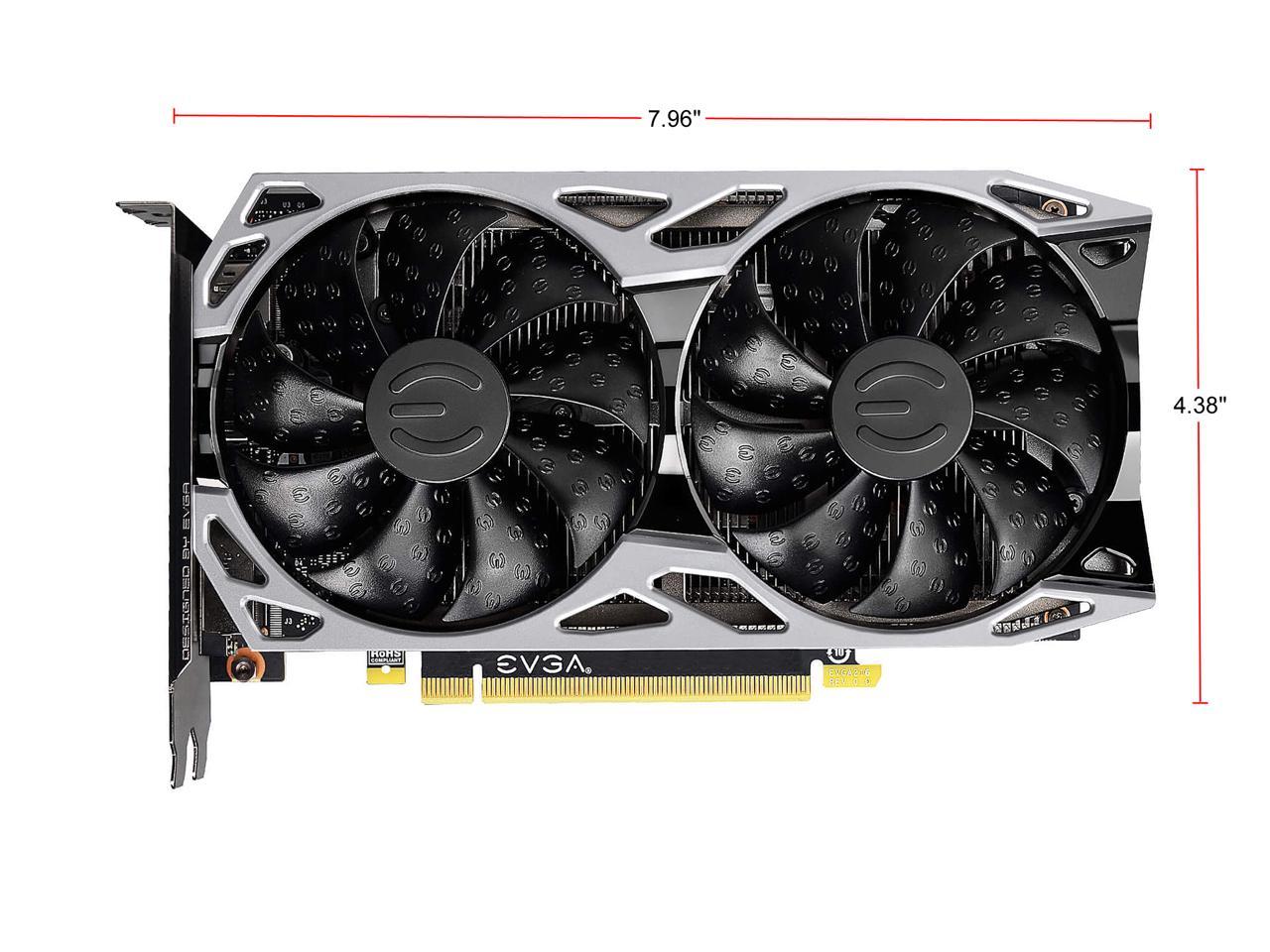 EVGA GeForce GTX 1650 SUPER SC ULTRA GAMING Video Card, 04G-P4-1357-KR, 4GB GDDR6, Dual Fan, Metal Backplate