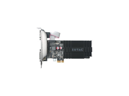 ZOTAC GeForce GT 710 DirectX 12 ZT-71304-20L 1GB 64-Bit DDR3 PCI Express x1 HDCP Ready Video Card