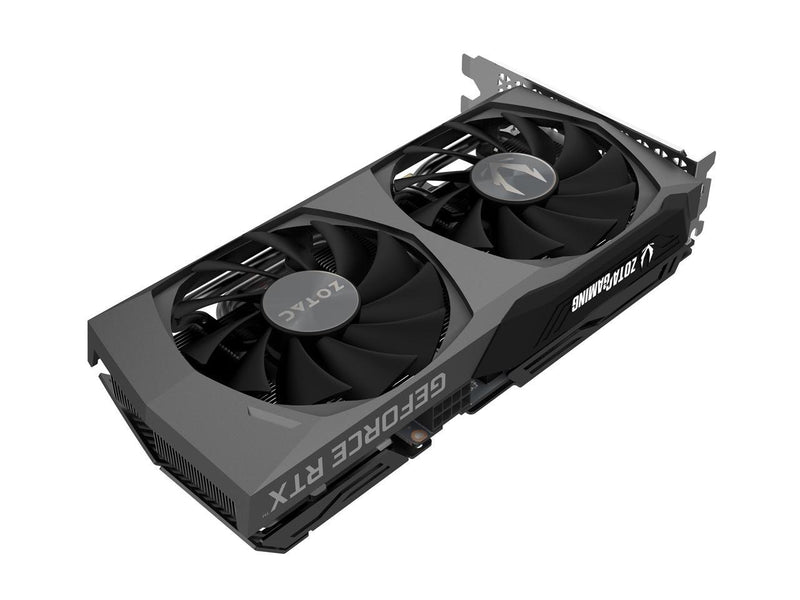 ZOTAC GAMING GeForce RTX 3060 Ti Twin Edge OC 8GB GDDR6 256-bit 14 Gbps PCIE 4.0 Gaming Graphics Card, IceStorm 2.0 Advanced Cooling, Active Fan Control, FREEZE Fan Stop ZT-A30610H-10M