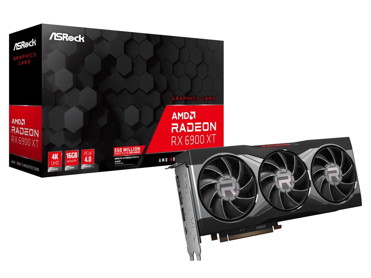 ASRock Radeon RX 6900 XT Gaming Graphic Card 16GB GDDR6 VRAM AMD RDNA2