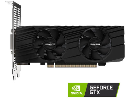 GIGABYTE GeForce GTX 1650 DirectX 12 GV-N1656D6-4GL 4GB 128-Bit GDDR6 PCI Express 3.0 x16 Low Profile Ready Video Card