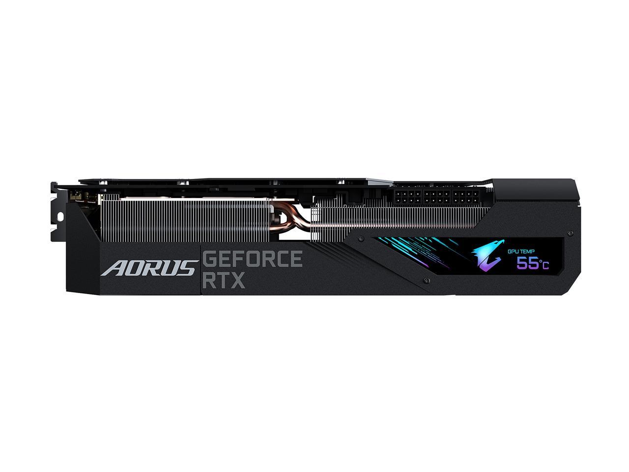GIGABYTE AORUS GeForce RTX 3080 DirectX 12 GV-N3080AORUS X-10GD 10GB 320-Bit GDDR6X PCI Express 4.0 x16 ATX Video Card