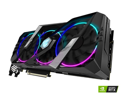 GIGABYTE AORUS GeForce RTX 2060 SUPER 8G (rev. 2.0) Graphics Card, 3 x WINDFORCE Stack Fans, 8GB 256-Bit GDDR6, GV-N206SAORUS-8GC REV2.0 Video Card