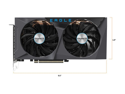 GIGABYTE Eagle GeForce RTX 3060 Ti 8GB GDDR6 PCI Express 4.0 x16 ATX Video Card GV-N306TEAGLE-8GD