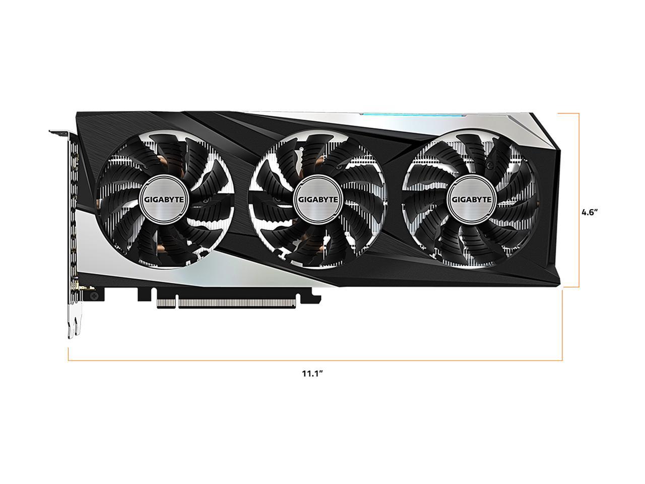 GIGABYTE Gaming GeForce RTX 3060 12GB GDDR6 PCI Express 4.0 x16 ATX Video Card GV-N3060GAMING OC-12GD (rev. 2.0)