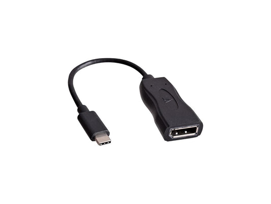 V7 V7UCDP-BLK-1N USB-C male to DisplayPort female Adapter Black