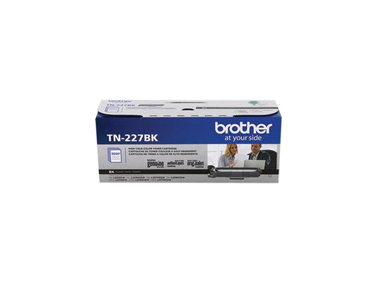 Brother International - TN227BK - Brother Genuine TN-227BK High Yield Black Toner Cartridge - Laser - High Yield - 3000 Pages