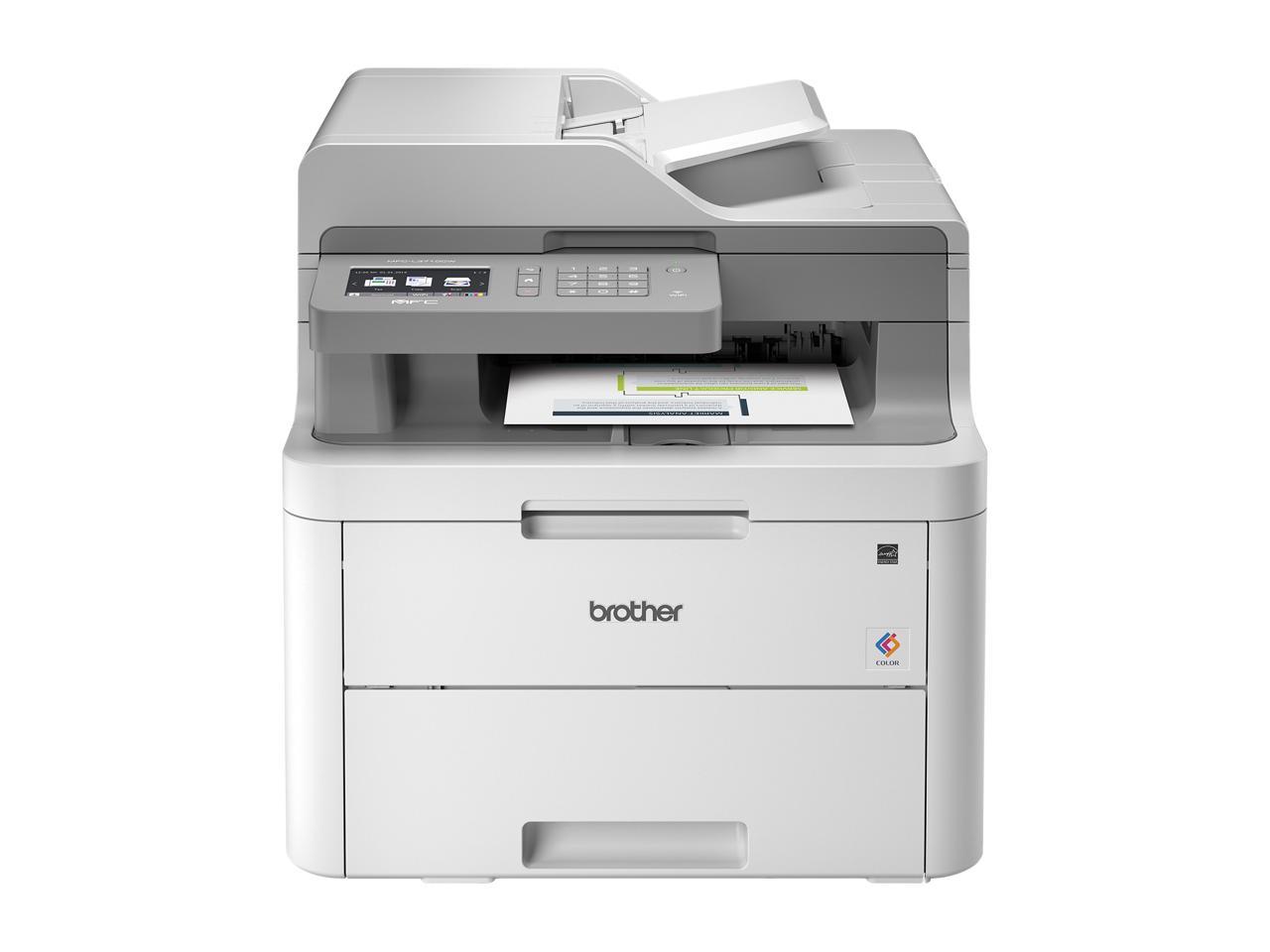 Brother MFC-L3710CW Wireless Compact Digital Color All-in-One Printer Providing Laser Printer Quality Results