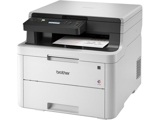 Brother Digital Color Printer Providing Laser Quality Results with Convenient Flatbed Copy & Scan, Plus Wireless and Duplex Printing HL-L3290CDW