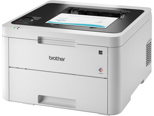 Brother Compact Digital Color Printer Providing Laser Printer Quality Results with Wireless and Duplex Printing HL-L3230CDW