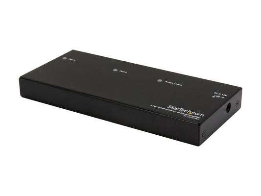 StarTech ST122HDMI2 HDMI Splitter 1 In 2 Out - 1080p - 2 Port - Signal Amplifier - Rugged - HDMI Multi Port - HDMI Audio Splitter