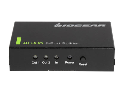 IOGEAR 4K 2-Port HDMI Splitter GHSP8422