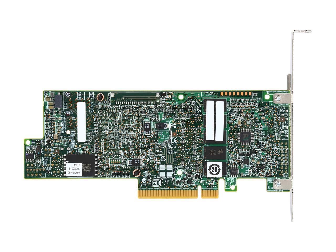 Intel RS3DC040 PCI-Express 3.0 x8 Low Profile Ready SATA / SAS Controller Card