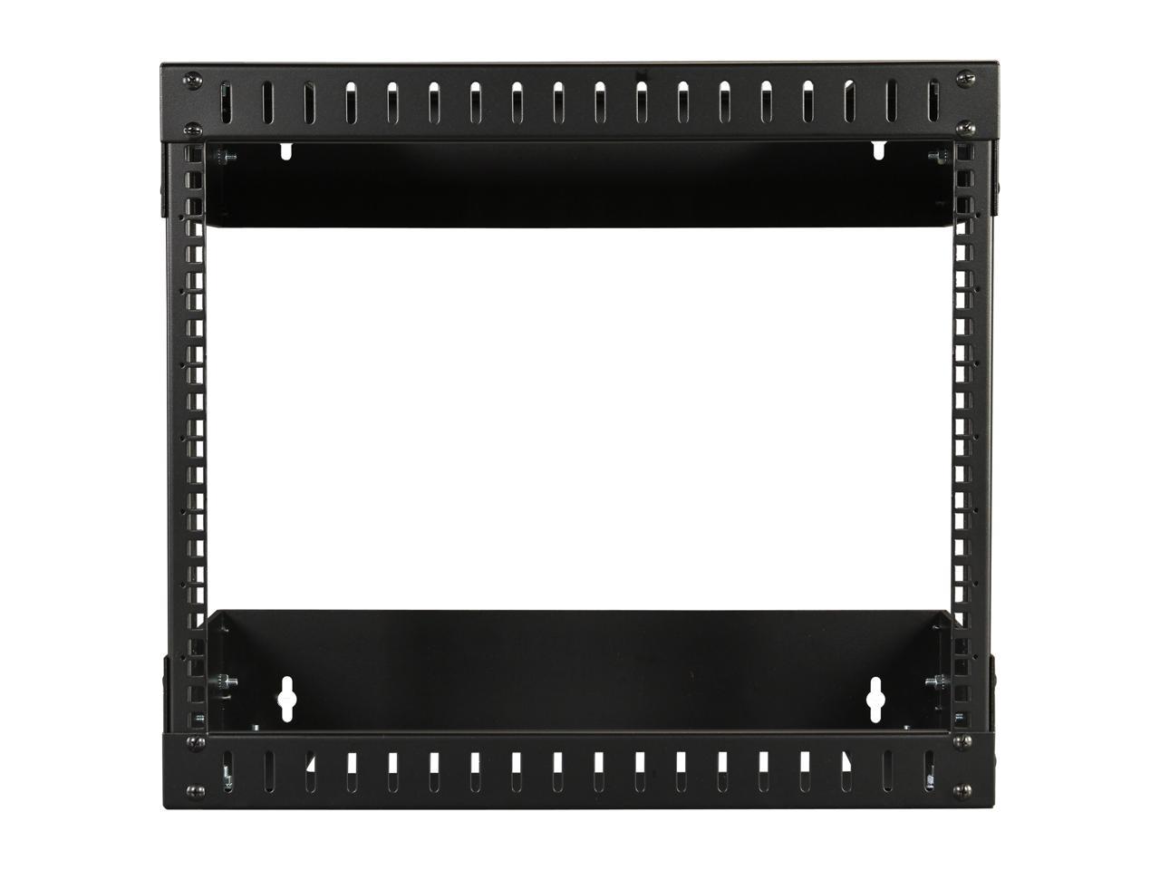 StarTech.com RK812WALLOA 8U Open Frame Wall Mount Equipment Rack - Adjustable Depth