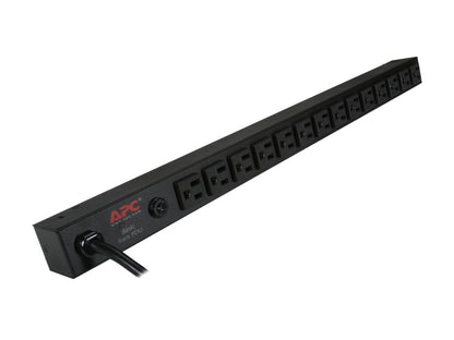 APC Rack Mount PDU, Basic 100V-120V/15A, (14) Outlets, 0U Vertical Rackmount (AP9567)
