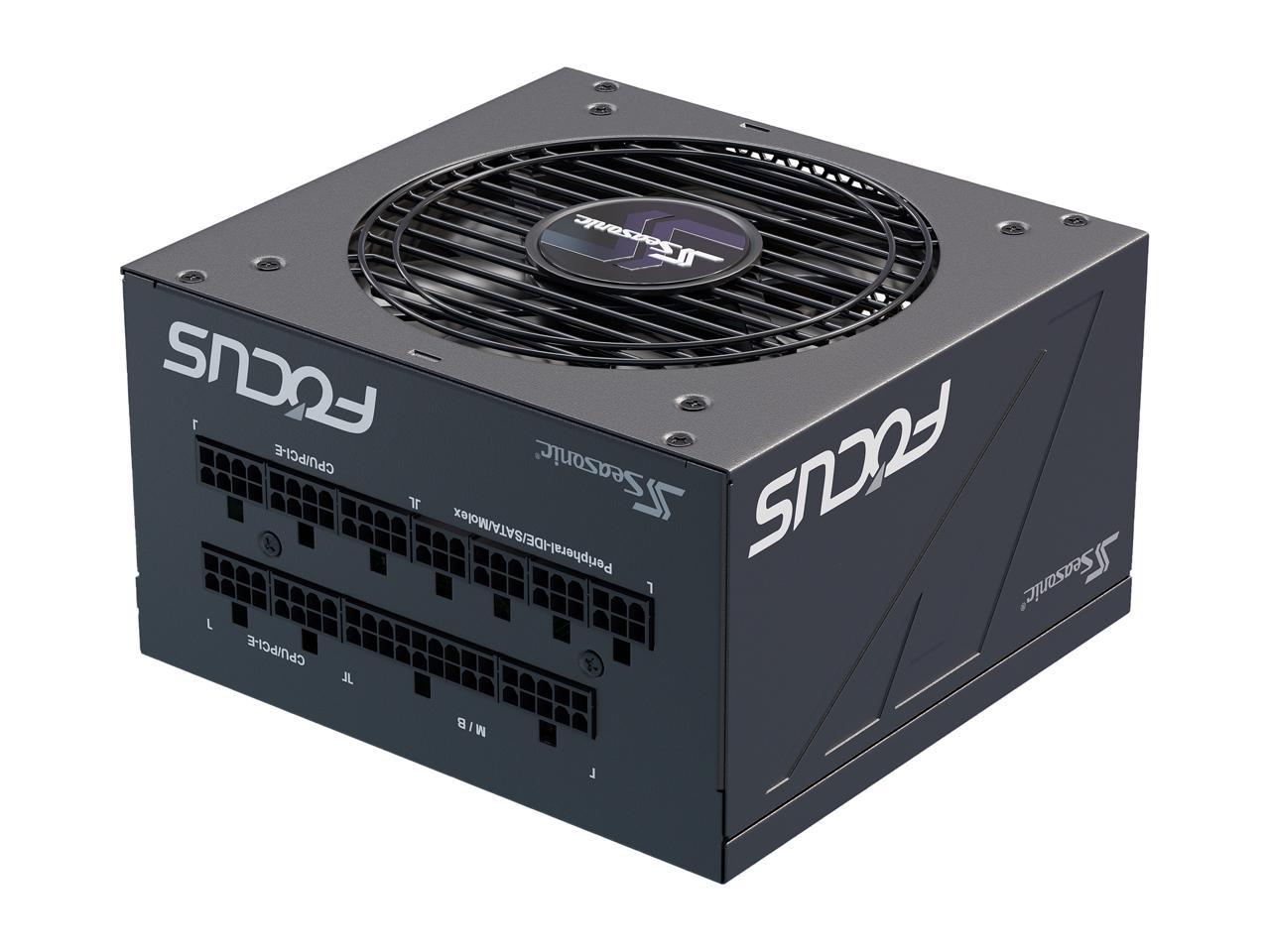Seasonic FOCUS GX-750, 750W 80+ Gold, Full-Modular, Fan Control in Fanless, Silent, and Cooling Mode, 10 Year Warranty, Perfect Power Supply for Gaming and Various Application, SSR-750FX.