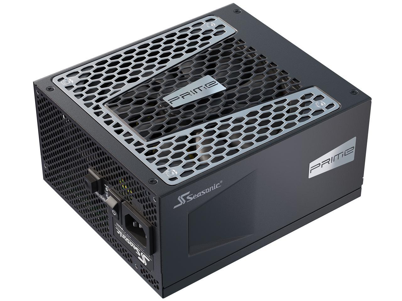 Seasonic PRIME GX-850, 850W 80+ Gold, Full Modular, Fan Control in Fanless, Silent, and Cooling Mode, 12 Year Warranty, Perfect Power Supply for Gaming and High-Performance Systems, SSR-850GD.
